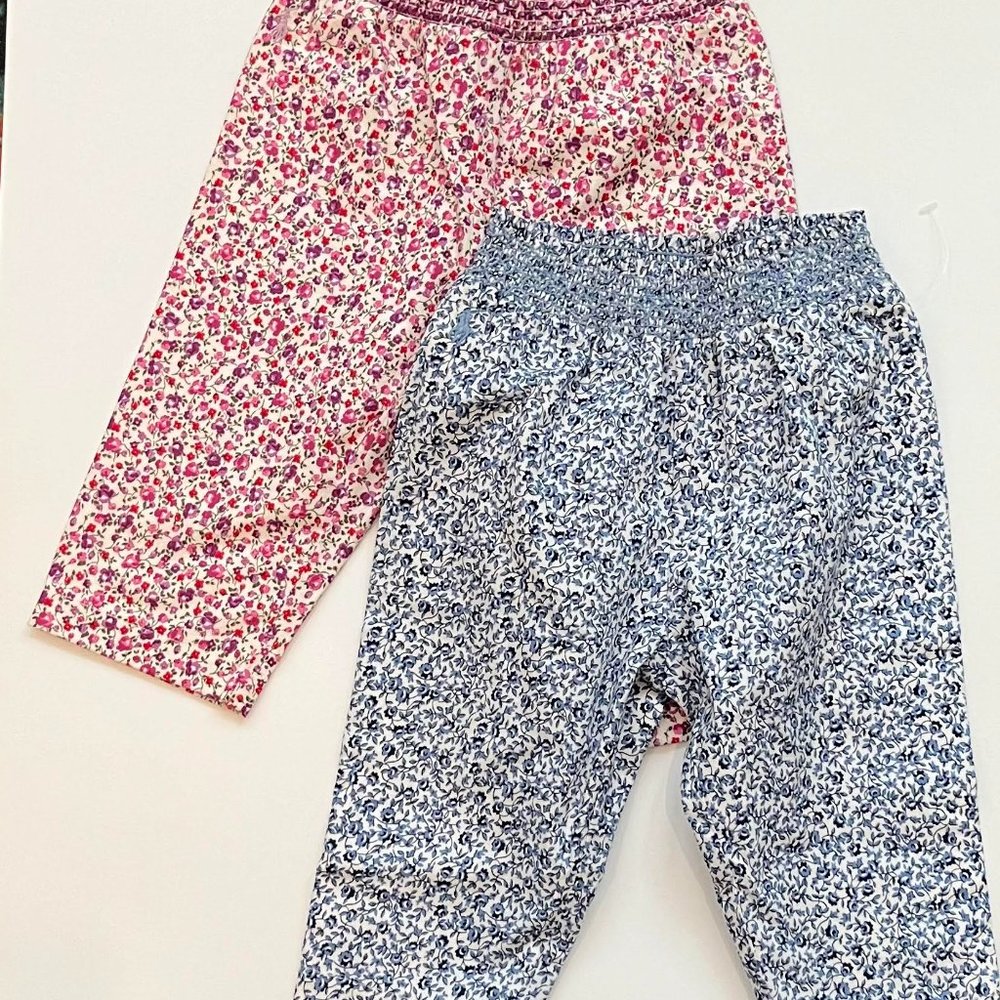 Ralph Lauren  Floral Baby Girl Pants, 9M NWOT bundle 2 pairs